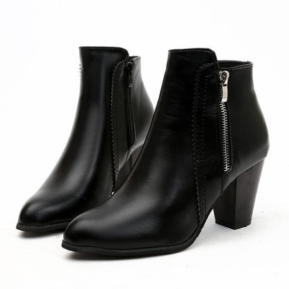 Bottes femmes talon haut – Confort et élégance en Noir et Jaune Gingembre”