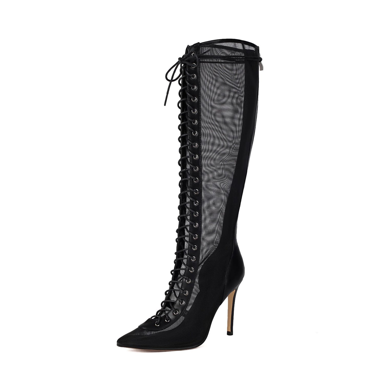 Bottes femmes à talon aiguilles – Imprimé léopard, style chic et audacieux