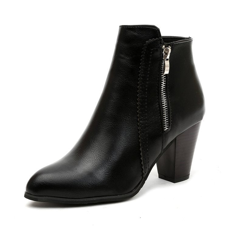 Bottes femmes talon haut – Confort et élégance en Noir et Jaune Gingembre”