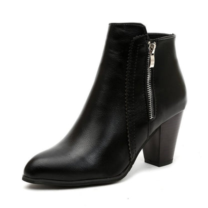 Bottes femmes talon haut – Confort et élégance en Noir et Jaune Gingembre”